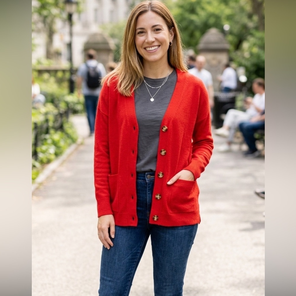 Christian Siriano Red Women's Sweater